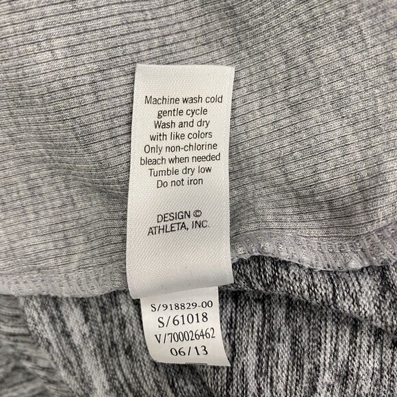 ATHLETA M Gray Batwing & Robin Full Zip Track Jacket Hoodie Athleisure Outdoor - Picture 11 of 16